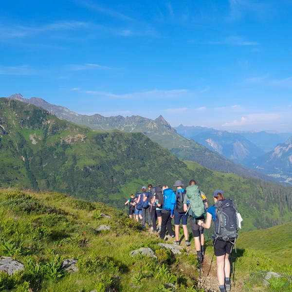 Weitwanderung von Hütte zu Hütte